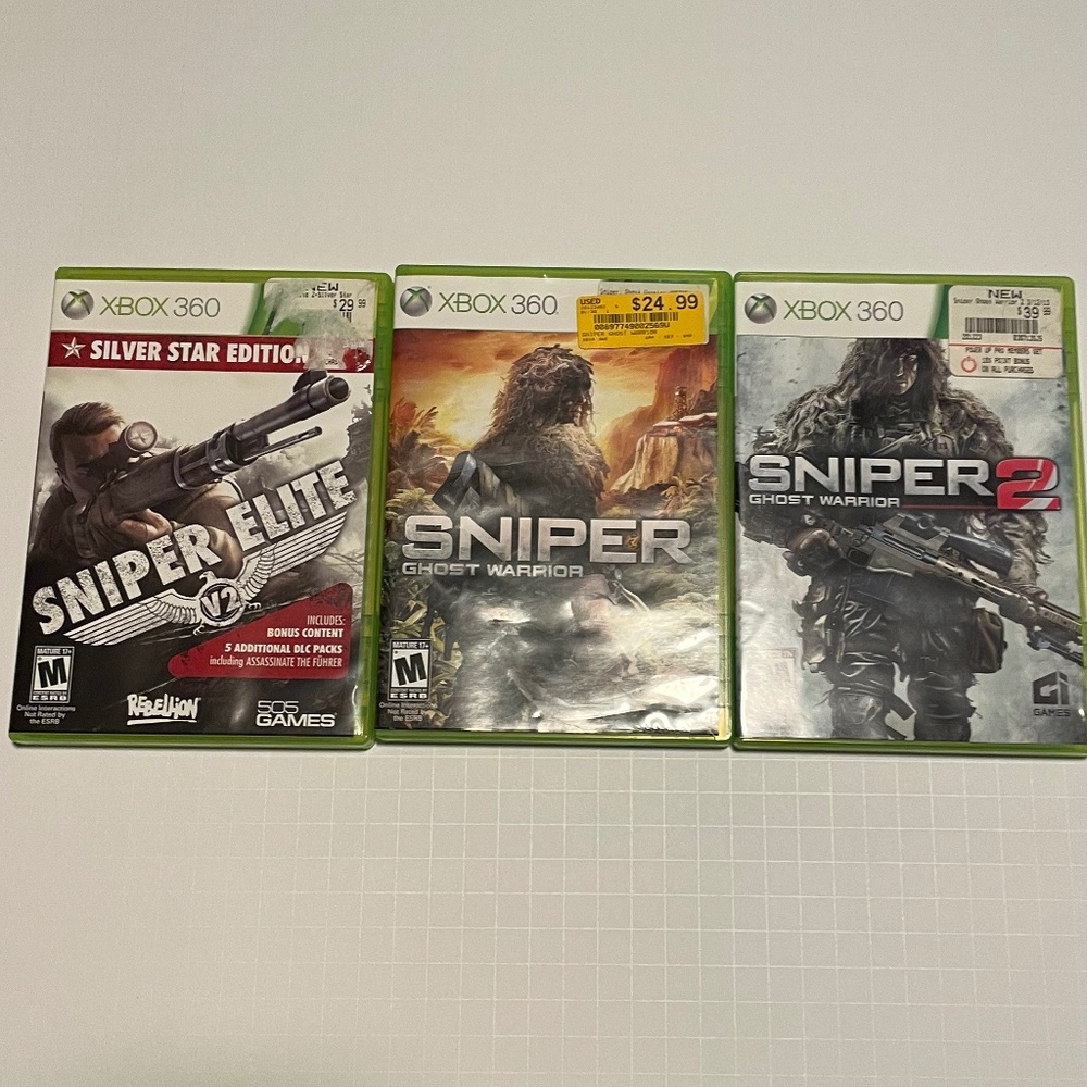 XBOX 360 -  Sniper Style Games Bundle